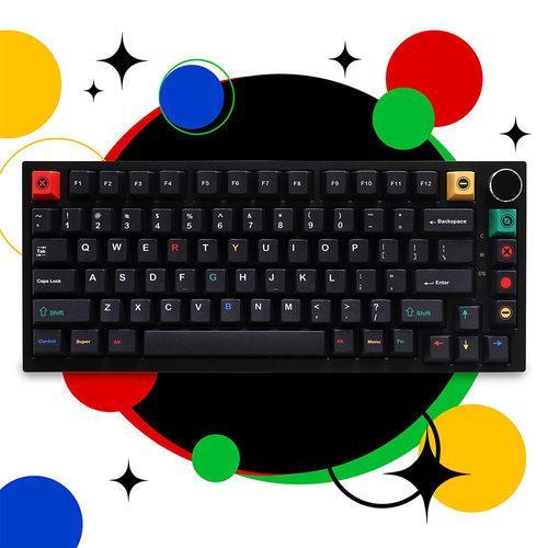 RETRO DARK LIGHTS黑红绿灯机械键盘键帽大全套PBT热升华原厂高度