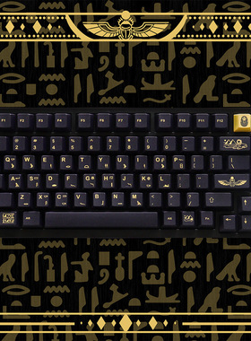 GMK Pharaoh Keycaps法老键帽原厂高度PBT材质热升华129键键帽
