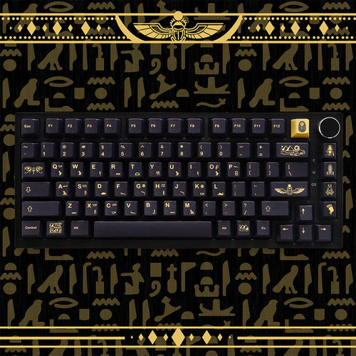 GMK Pharaoh Keycaps法老键帽原厂高度PBT材质热升华129键键帽