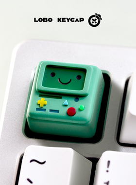 探险活宝周边BMO透光机械键盘键帽单个性键帽客制化创意键盘帽ESC