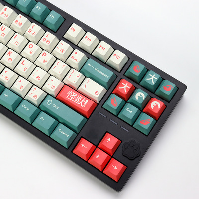 GMK怪兽键帽日文版原厂高度加厚材质热升华PBT客制化机械键盘键帽