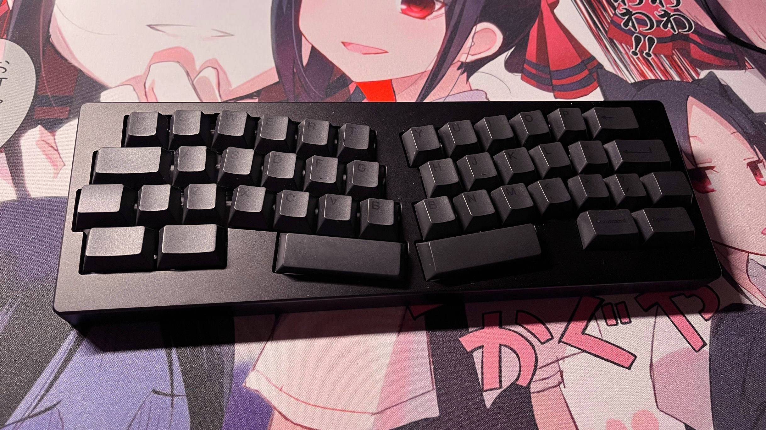 GEEKARK BOB BLACK KEY BLACK LETTER BLACK ENGRAVED ORIGINAL HEIGHT SUBLIMATION KEYCAP SUPER LARGE SET 196 KEYS