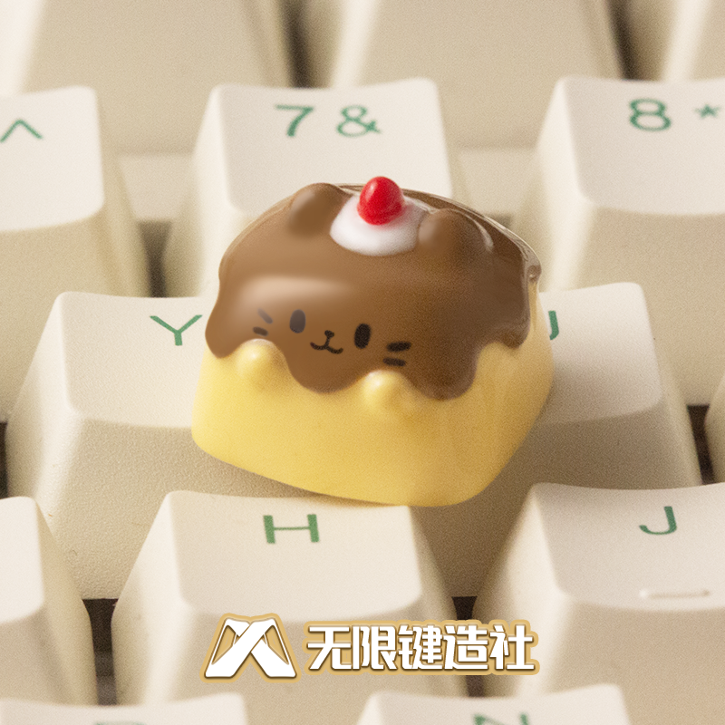 布丁猫可爱键帽原创个性定制