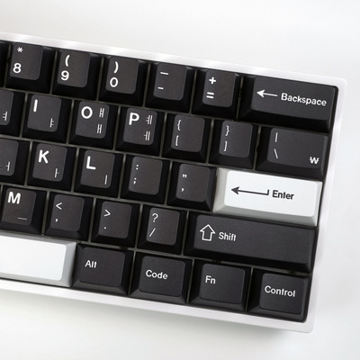 WOB主题韩文键帽PBT热升华机械键盘键帽大全套GMK简约经典大全套