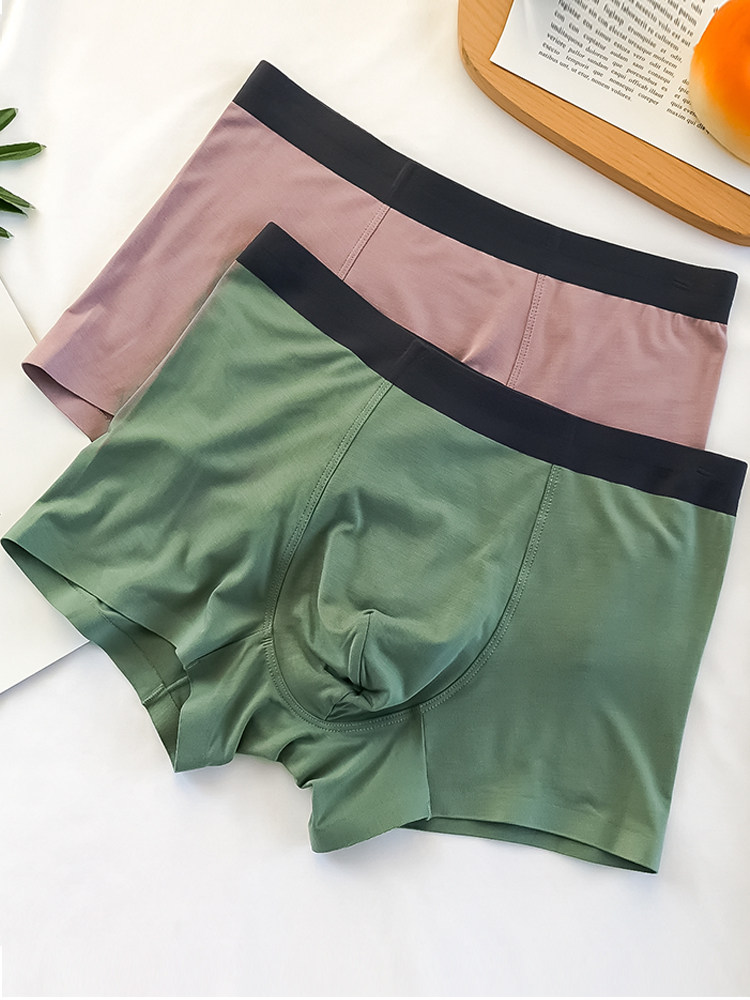 3-pack 100 ultra-fine denier Modal men's four corners underwear bamboo fiber comfortable business cotton Modal incognito