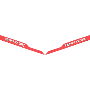 九候适用于17-19款猛禽 F150改装车身机盖个性贴纸中网圈红色贴纸