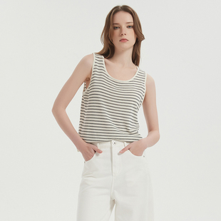 针织背心 简约百搭条纹薄款 Petit Bari