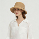 法式 优雅便携卷边草编帽防晒盆帽
