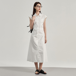 系带衬衫 简约松弛无袖 连衣裙 Bari Petit