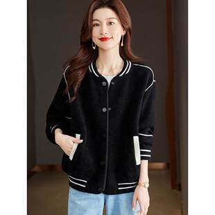 洋气棒球服女外套开春秋装女款2025年新款爆款高级感休闲夹克上衣