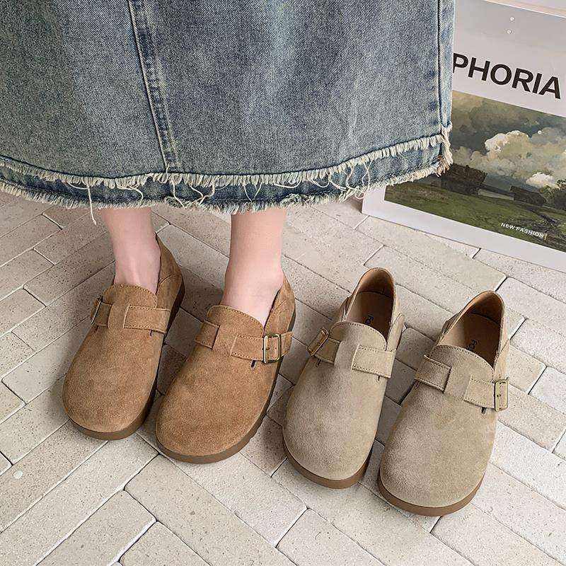 大码勃肯鞋41到43厚底2025新款秋冬软底复古一脚蹬全包博肯单鞋女,女鞋,勃肯鞋/软木鞋,淘宝优惠券,粉丝福利购,淘宝优惠卷