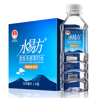 克东天然苏打水380ml*6瓶尝鲜