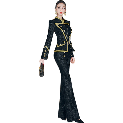 秋季气质减龄职业套装设计感