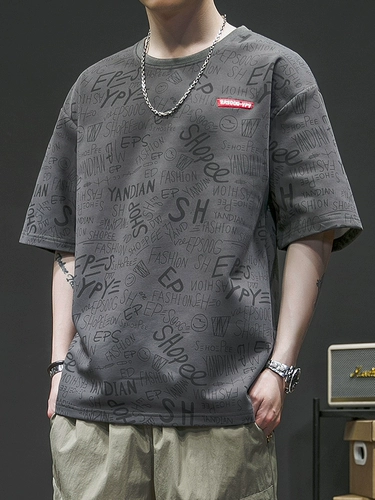 Быстросохнущая шелковая футболка с коротким рукавом, оверсайз, большой размер, короткий рукав