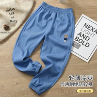 Джинсовый, с вышивкой, с медвежатами