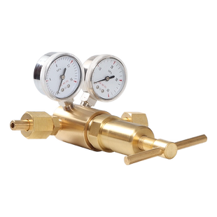 高压高纯气体减压器YQ-781 16*40氮气标气混合气体氩气氢气氦气