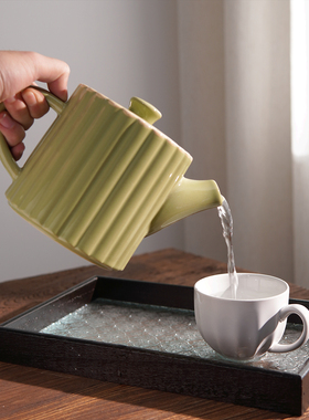 留白 S&R家 法国单 CANNELE系列茶壶 咖啡壶 下午茶水壶 冷水壶