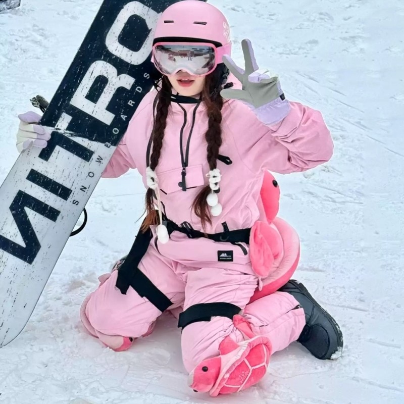 小乌龟滑雪护具儿童成人护臀护膝防摔单双板滑冰专业装备套装可爱