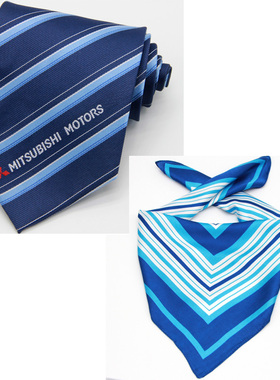 广汽三菱领带 三菱男士领带 男士正装领带 三菱女士丝巾