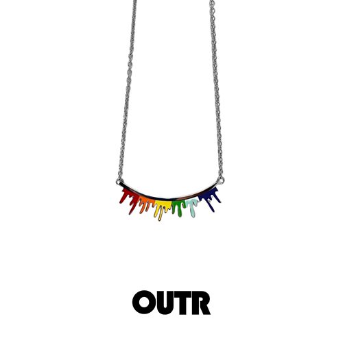 OUTR「彩虹雨」项链设计师品牌