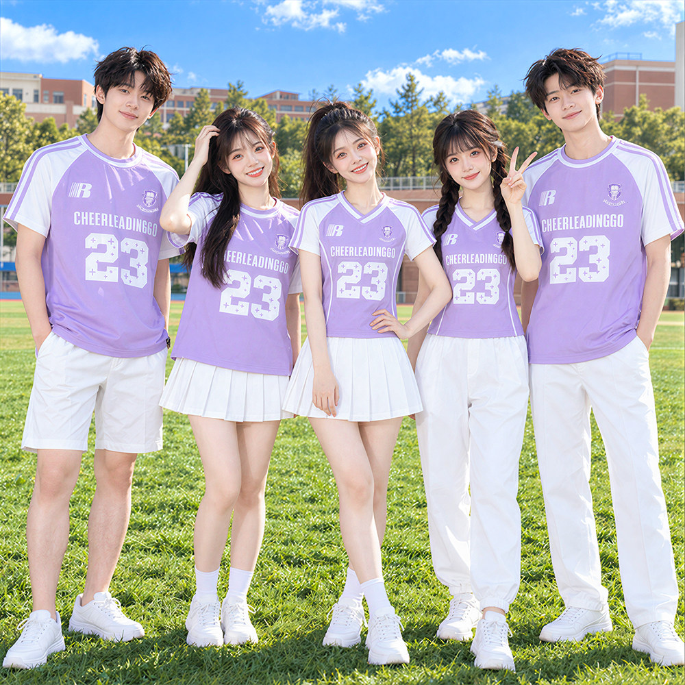 学生班级开幕式合唱表演男女同款班服团体啦啦队拉拉操舞台演出服