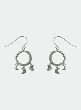 ABOAB ETERNITY系列Mangata耳饰原创设计银厚镀金日月灵感