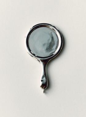 ABOABxdontouch复古镜子毛衣链