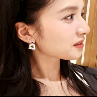 金银组合耳饰ABOAB张婧仪同款