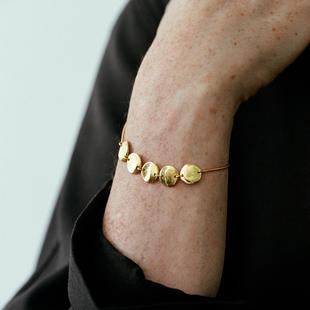 ABOAB ETERNITY系列SAROS手链925银厚镀金原创设计日月灵感简约