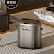 麦桶桶自动吸附智能感应垃圾桶化妆室客厅自动高颜值不锈钢带盖子