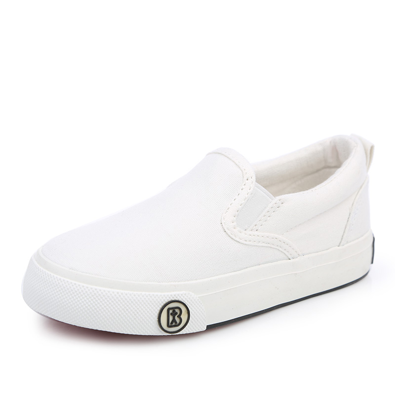 Chaussures de tennis enfants en toile suture de voiture pour printemps - semelle caoutchouc - Ref 987852 Image 3