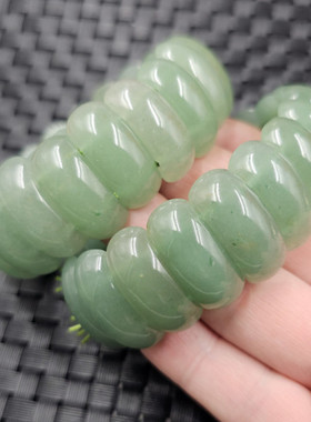 包邮东陵玉平安牌玉石手链