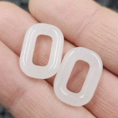 新疆和田白玉方形平安扣玉石挂件羊脂白金丝玉链子环手链耳环坠子