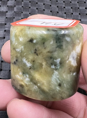 文玩玉石扳指华玉扳指姜黄色玉扳指大号扳指加宽戒指玉手饰玉指环