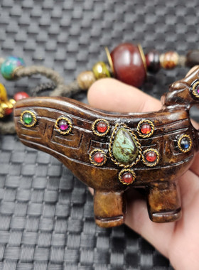 岫玉酒杯玉石手把件岫玉复古