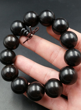 高档精美天然檀木圆珠毫米手链