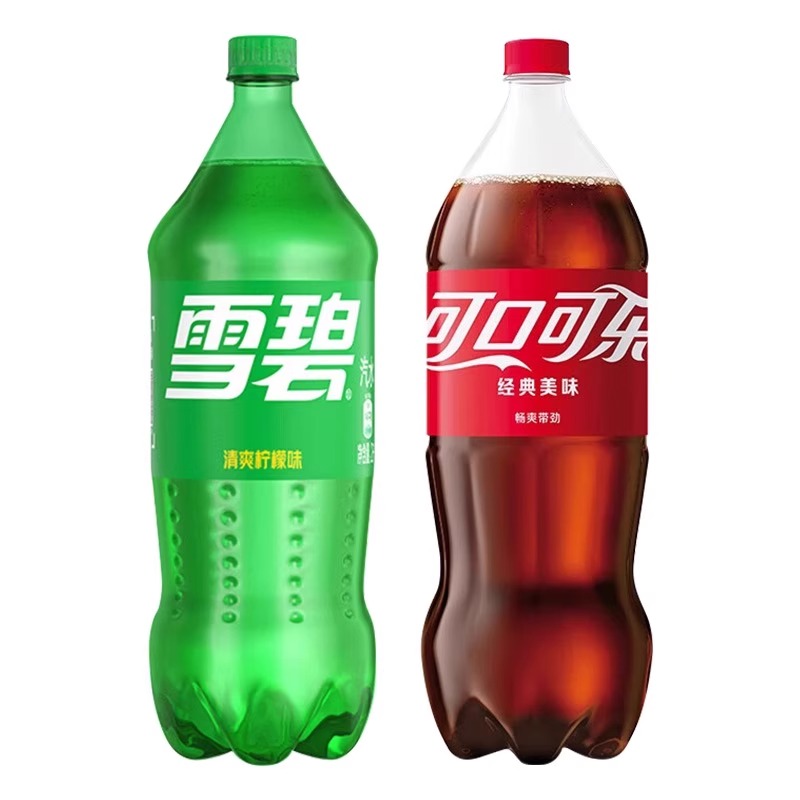 可口可乐雪碧1.25L*2瓶整箱雪碧柠檬味汽水碳酸饮料家庭分享装