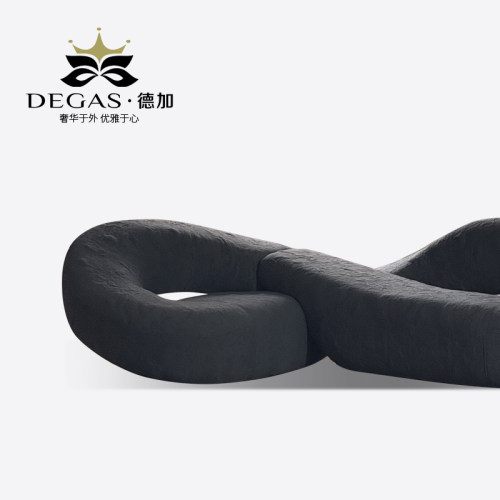 Degas定制意大利Infinito沙发8字型管状创意个性客厅布艺设计师款