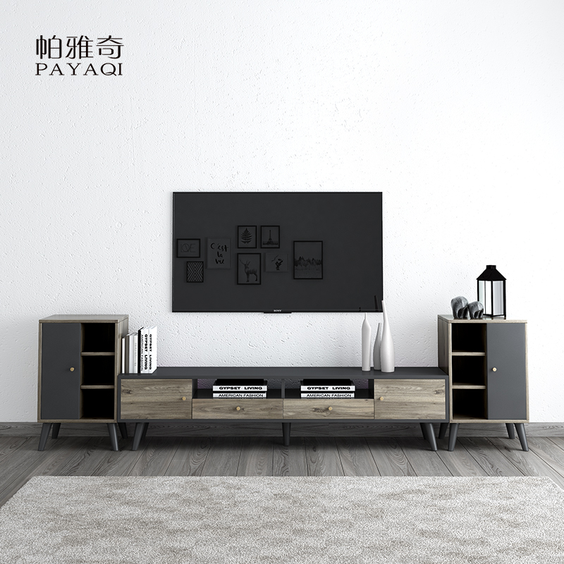 帕雅奇北欧轻奢客厅茶几电视柜现代小户型简约经济型组合地柜边柜|msdalam kategori perabot kediaman, kabinet, kabinet TV - dari Buy2taobao.com untuk memberikan perkhidmatan ejen Taobao profesional membeli