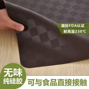 乐沃加厚硅胶桌垫防滑隔热耐高温学习办公桌面保护垫可定制易清洁