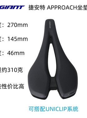 GIANT捷安特APPROACH公路车座垫山地自行车坐垫碳底碳弓FLEET SLR