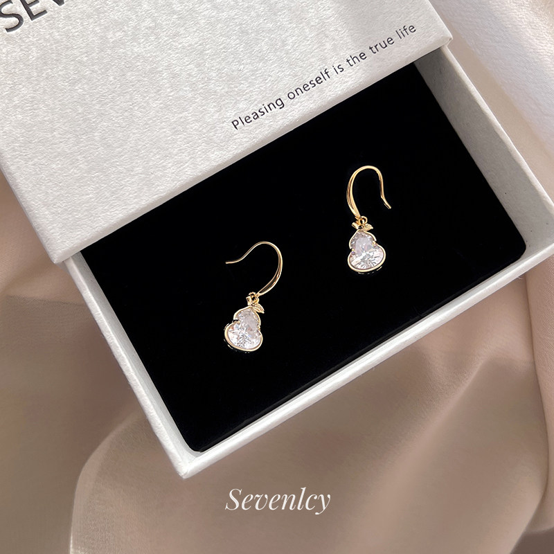 新品【冰糖葫芦】爆闪高品新中式葫芦新年轻奢耳环耳夹,饰品/流行首饰/时尚饰品新,耳钉,淘宝优惠券,粉丝福利购,淘宝优惠卷