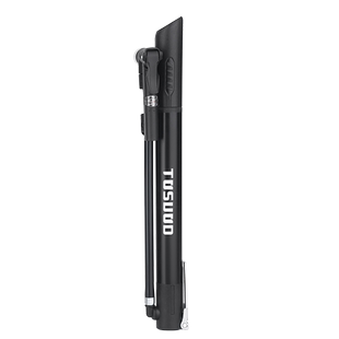 塔斯队长自行车打气筒迷你便携式高压充气带气压表山地公路车配件