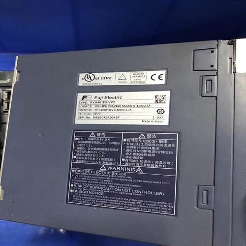 富士伺服驱动器RYH401F5-VV2，400W功率(议价）