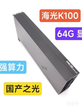 海光K100显卡K100 AI版是海光信息推出的高性能计算 议价
