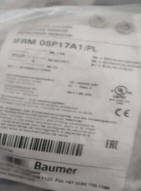 堡盟传感器电感IFRM 08P17G1/L(议价）