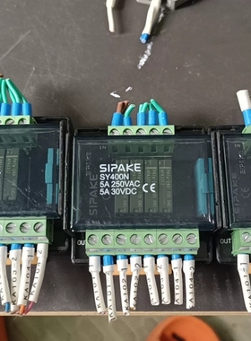 斯帕克SIPAKE继电器模块端子台 可拔式继电器模组SY40 议价