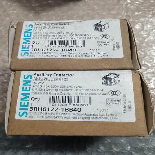 西门子3RH6122-1BB40接触器，库存带包装两(议价）