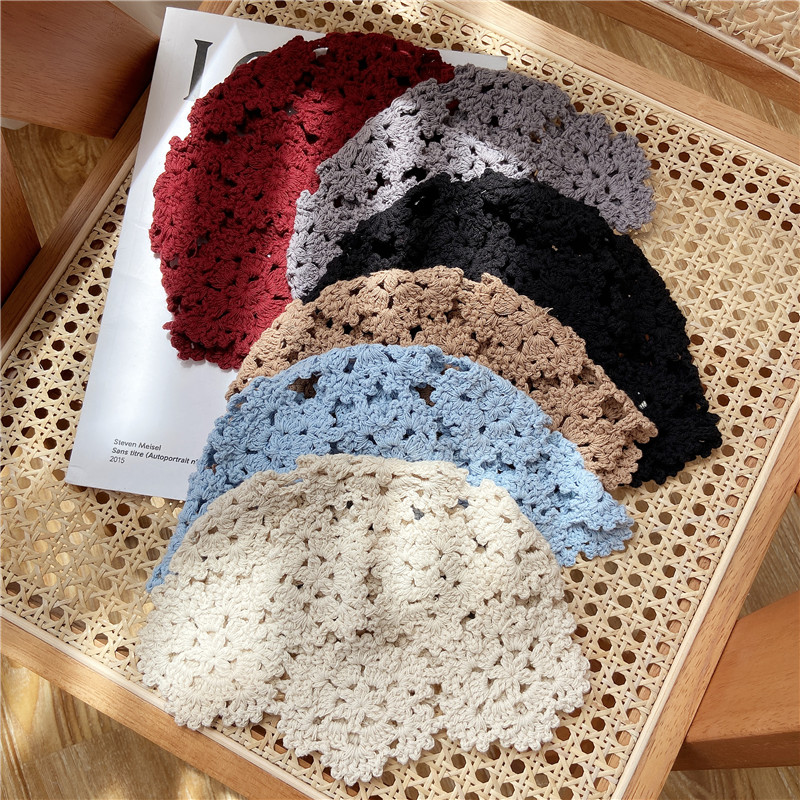 日系透气设计师款镂空帽子女小众棉质镂空夏季休闲渔夫帽网帽盆帽,服饰配件/皮带/帽子/围巾,帽子,淘宝优惠券,粉丝福利购,淘宝优惠卷