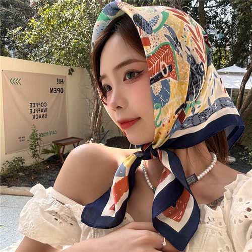 春夏季复古法式油画女遮阳防晒